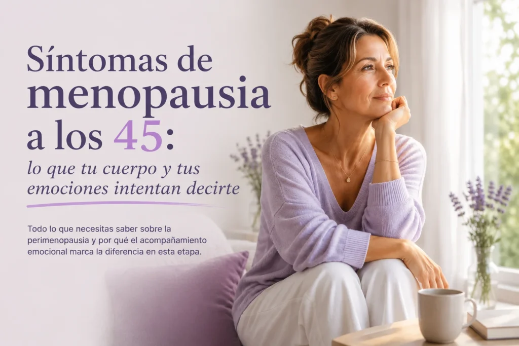 síntomas de menopausia a los 45