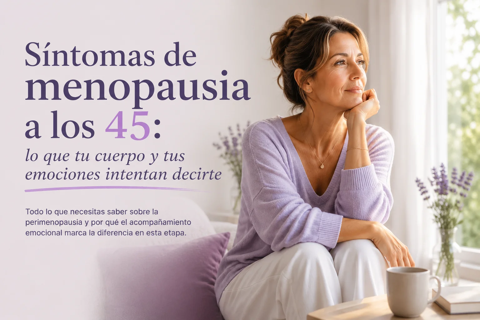 síntomas de menopausia a los 45